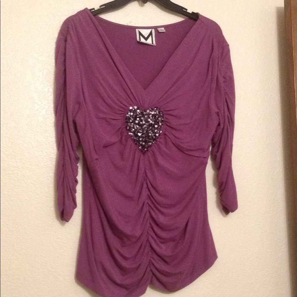Marc Bouwer v neck blouse